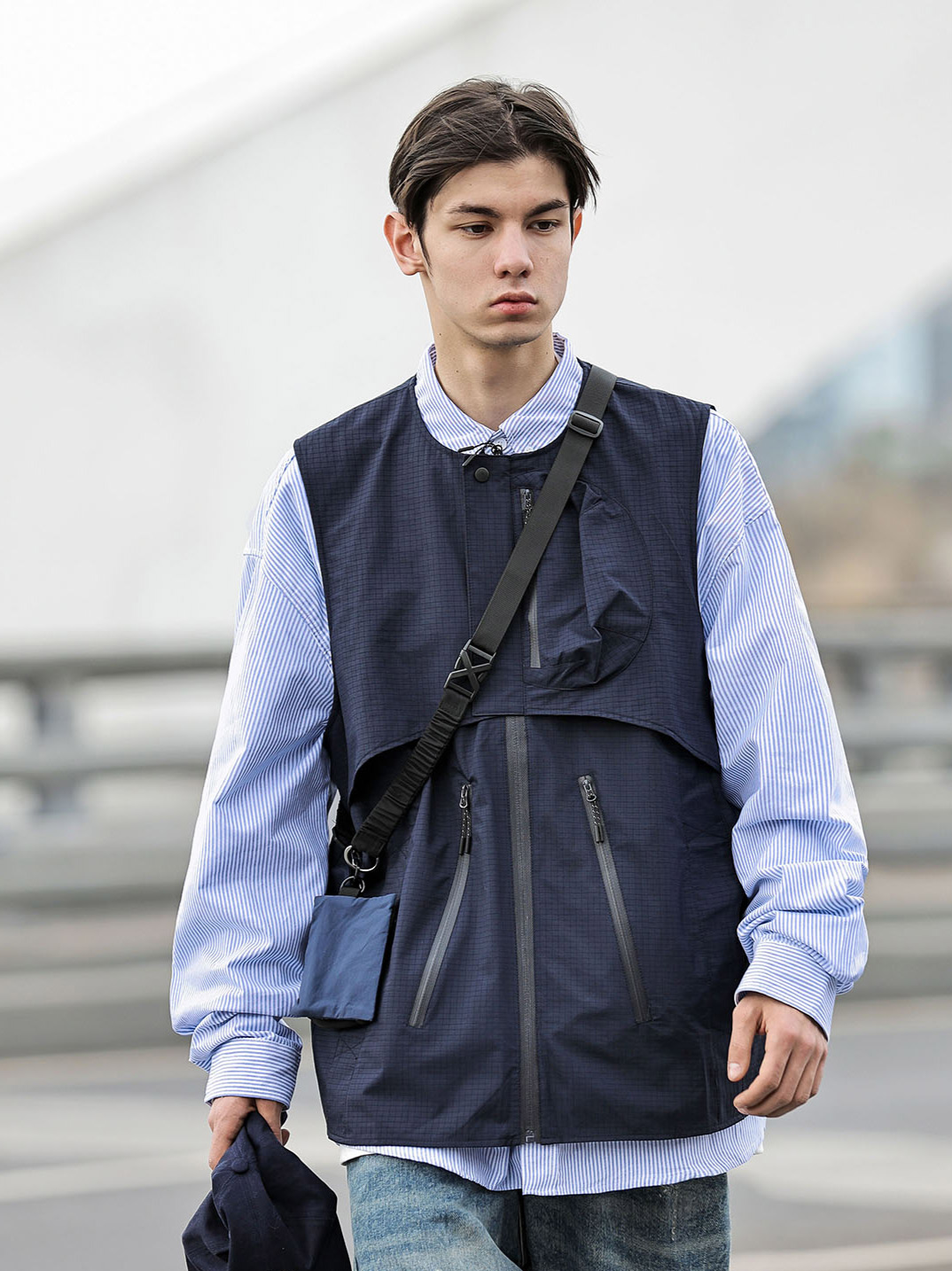 Urban Commute Grid-Tech Vest